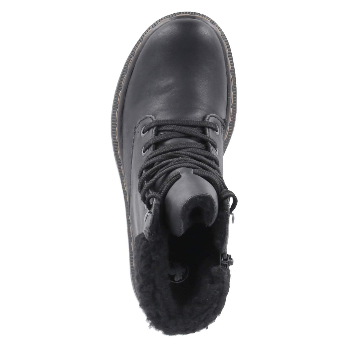 Schnürboots Schwarz