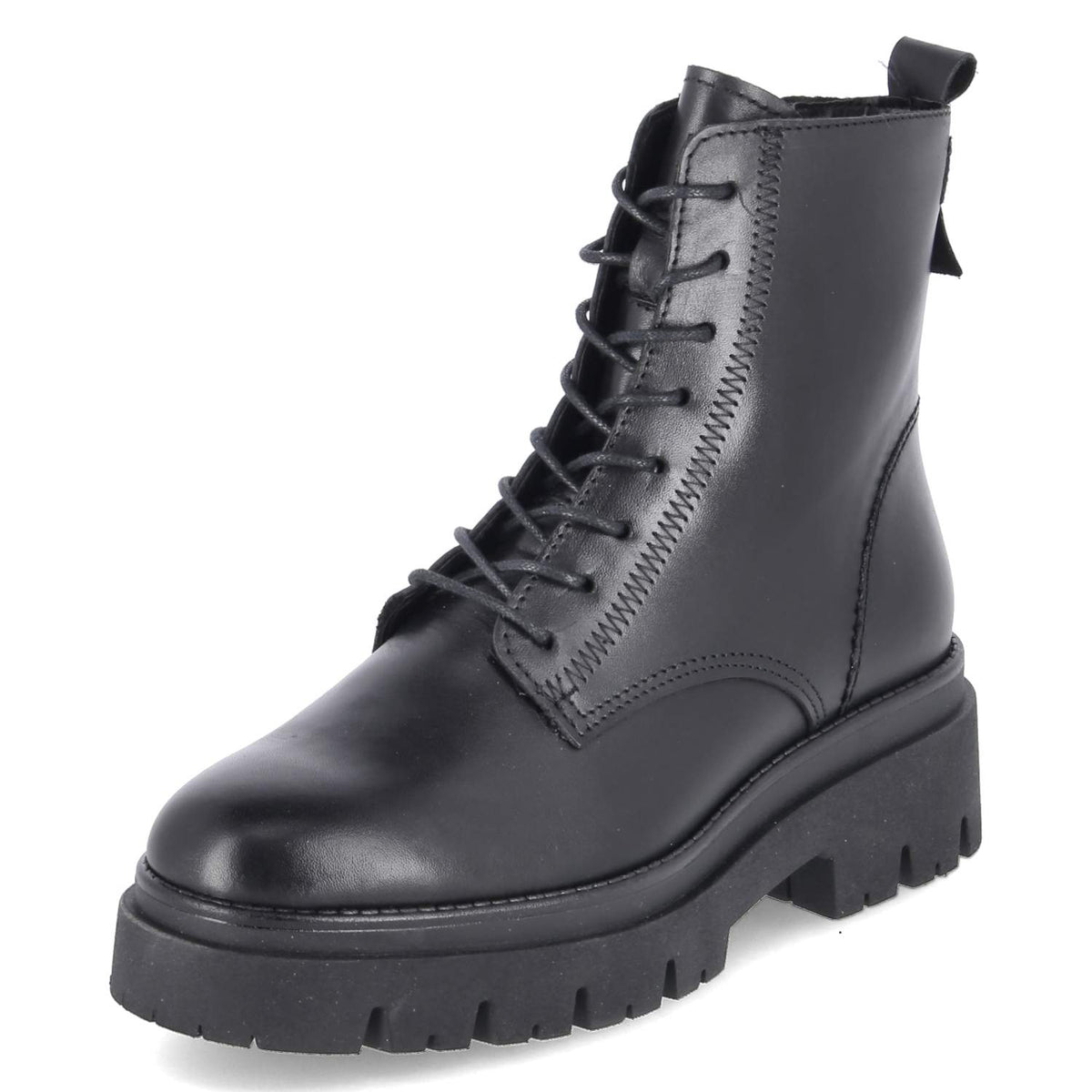 Schnürboots Schwarz