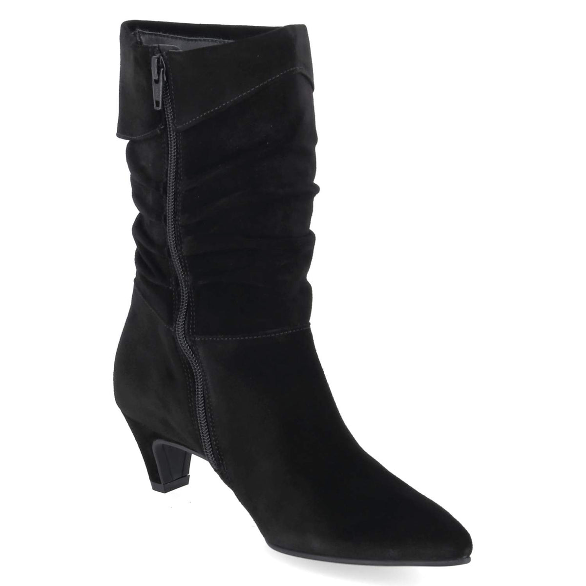 Slouchy Boot Stiefeletten Schwarz