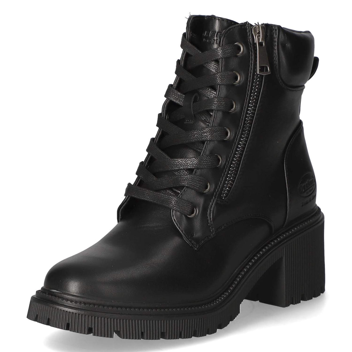 Schnürstiefeletten Schwarz