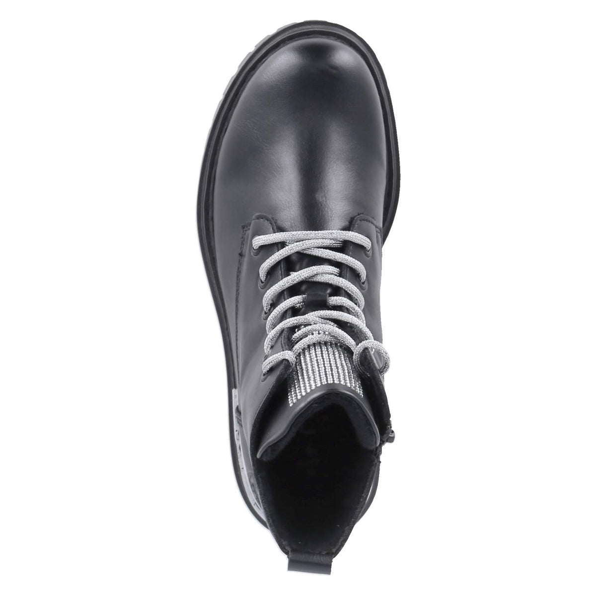Schnürboots Schwarz