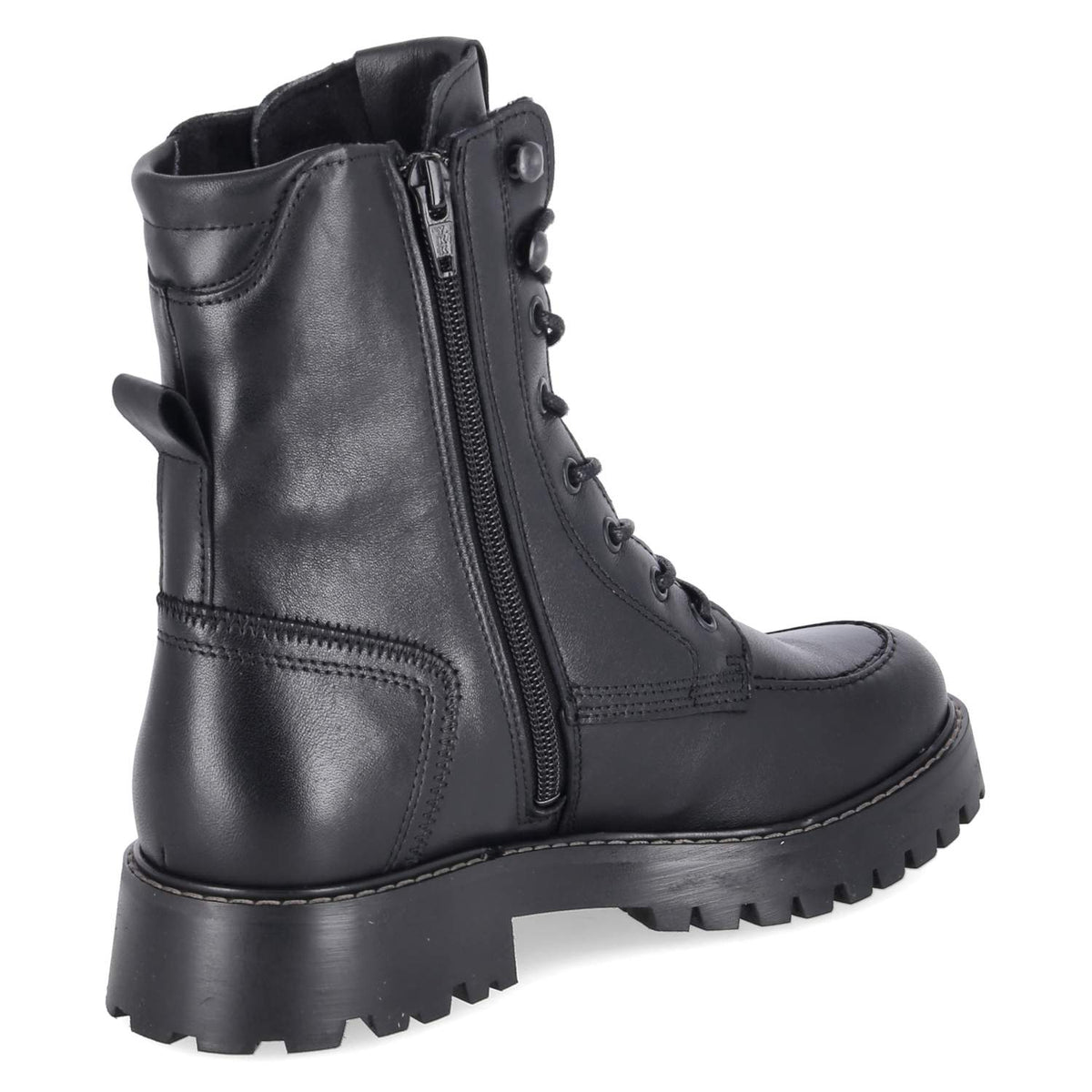 Schnürboots Schwarz