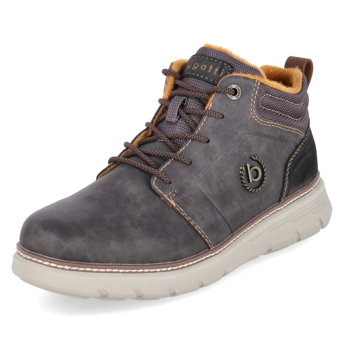 Schnürboots Grau