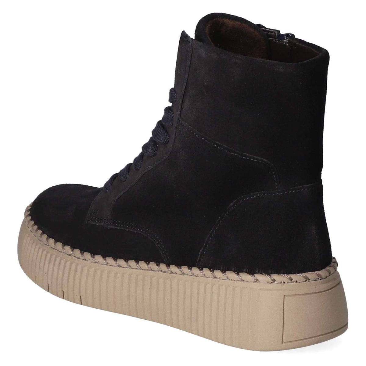 Schnürstiefeletten Blau