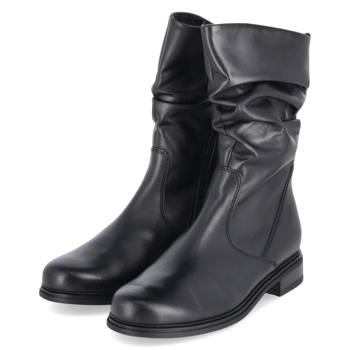 Slouchy Boots Schwarz