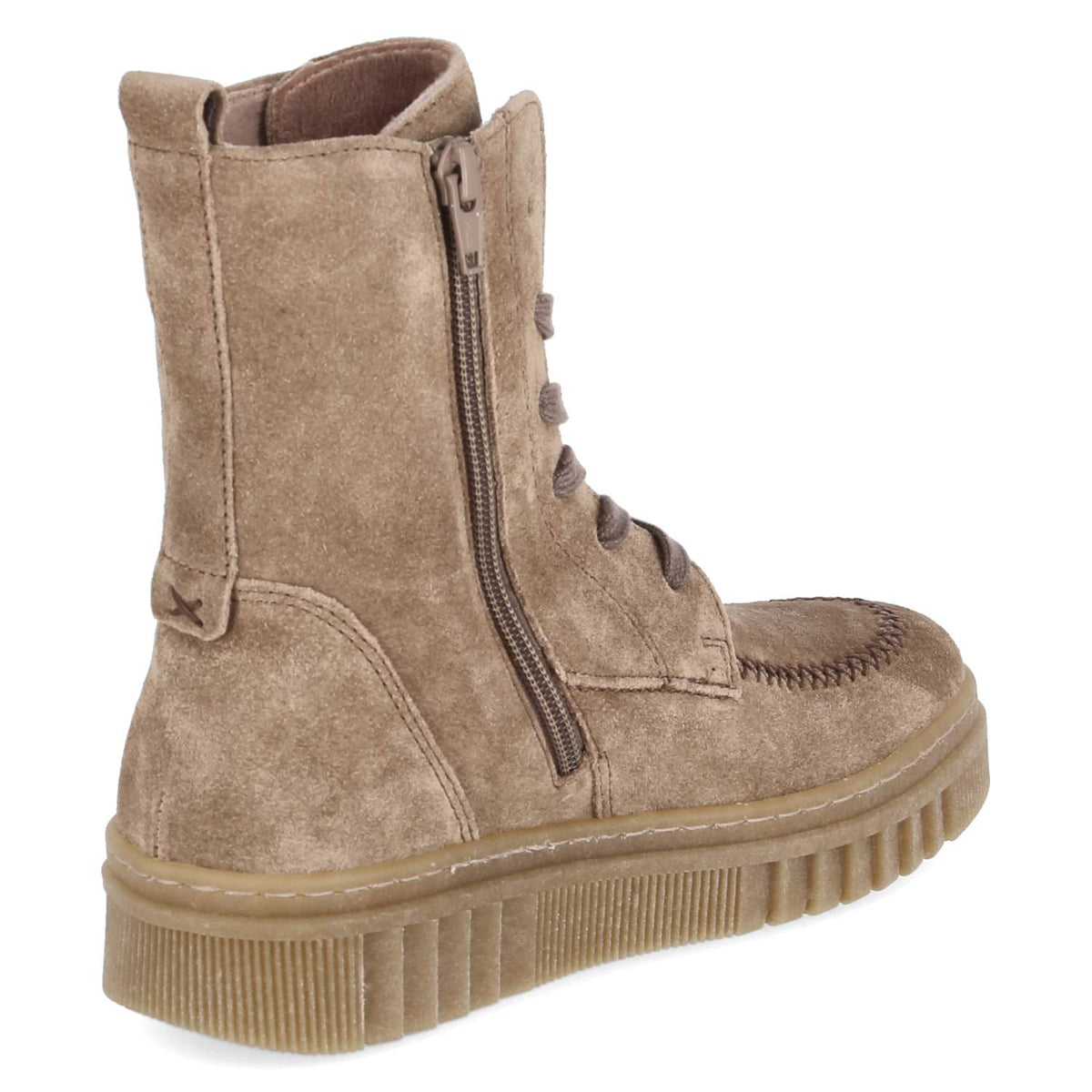 Schnürboots Taupe