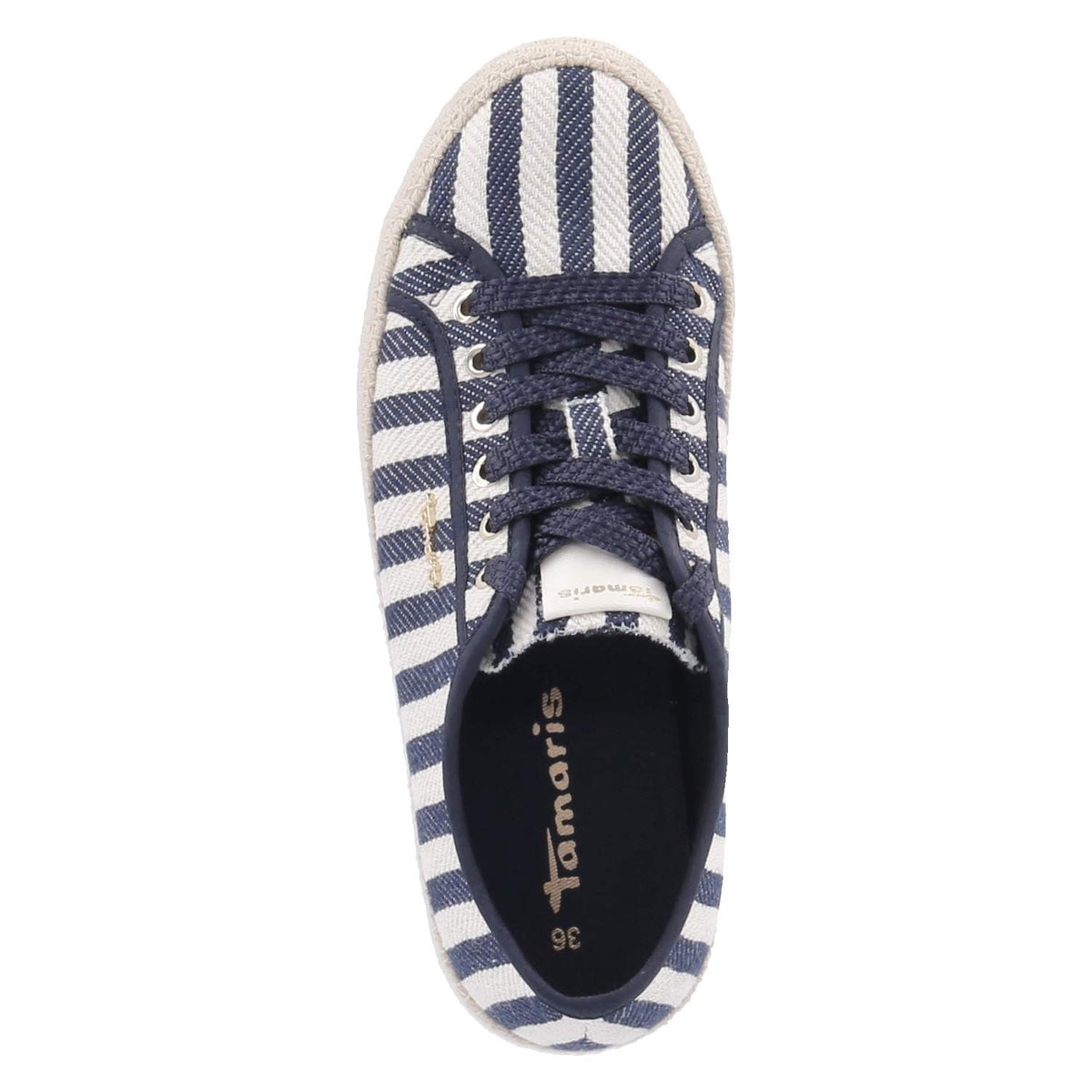 Schnür-Espadrilles Blau
