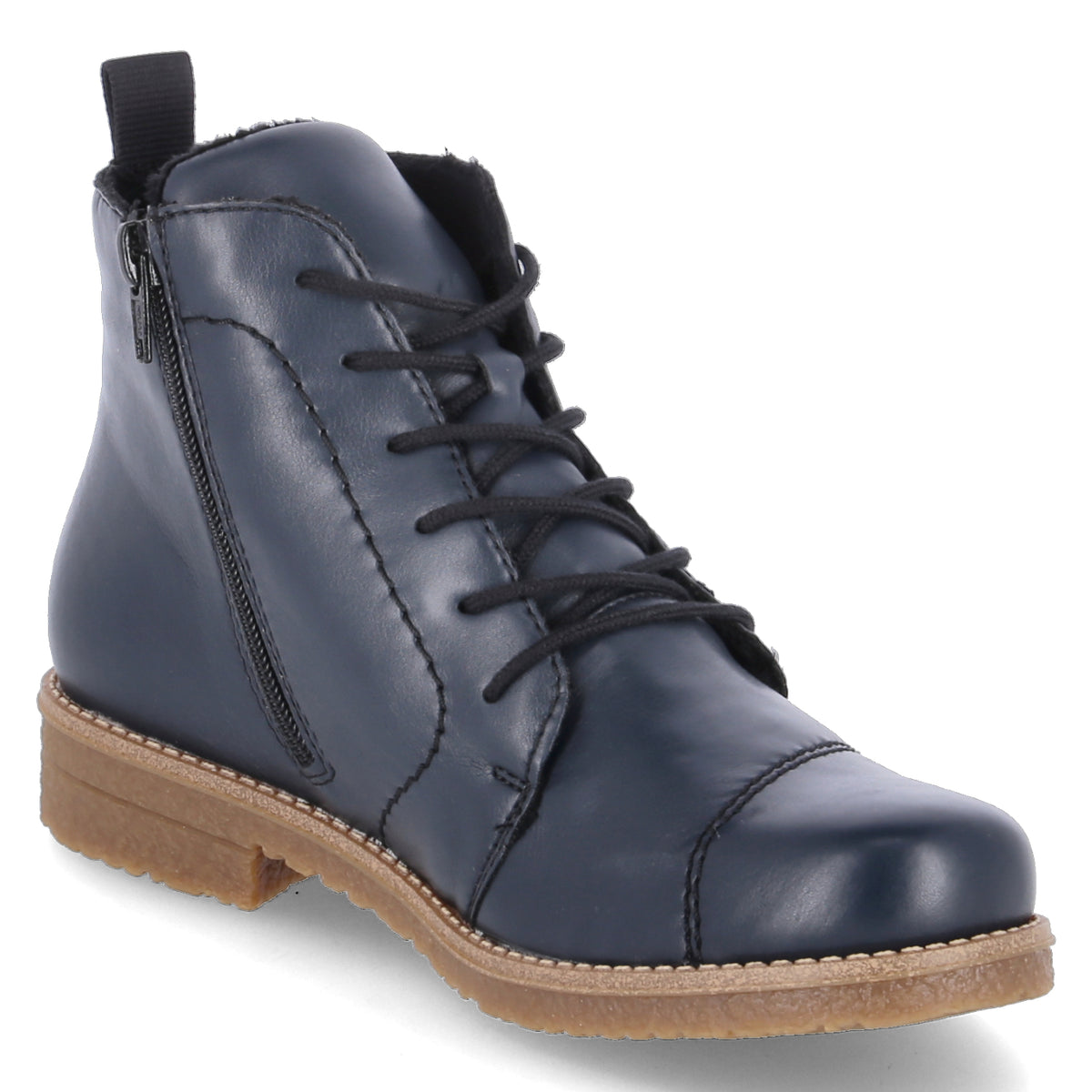 Schnürstiefeletten Blau