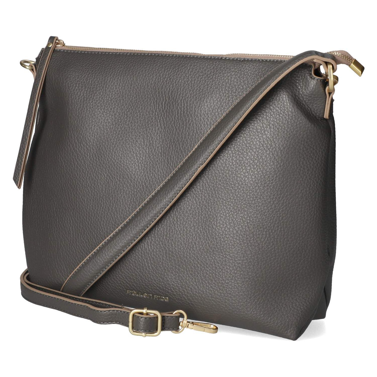 Schultertasche Grau
