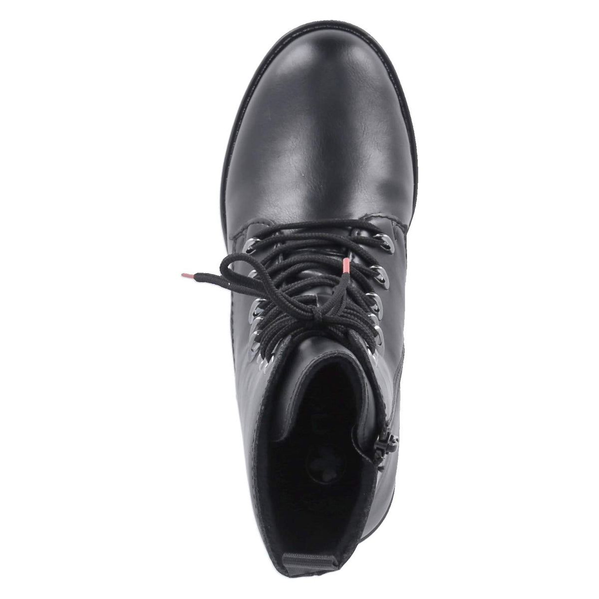Schnürstiefeletten Schwarz