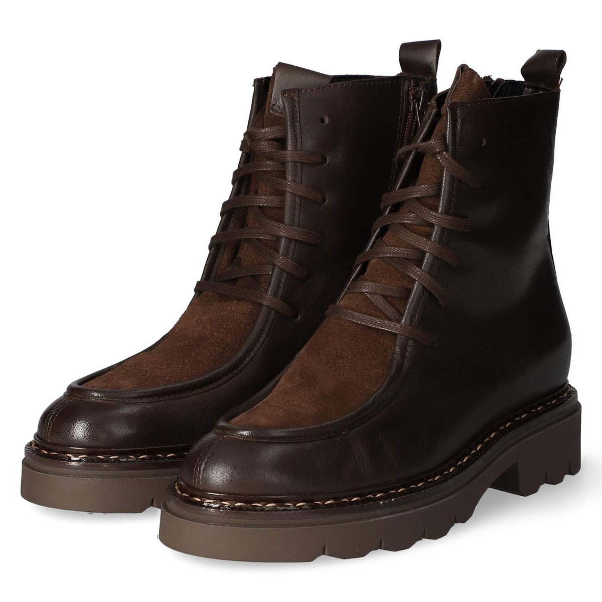 Schnürboots Braun