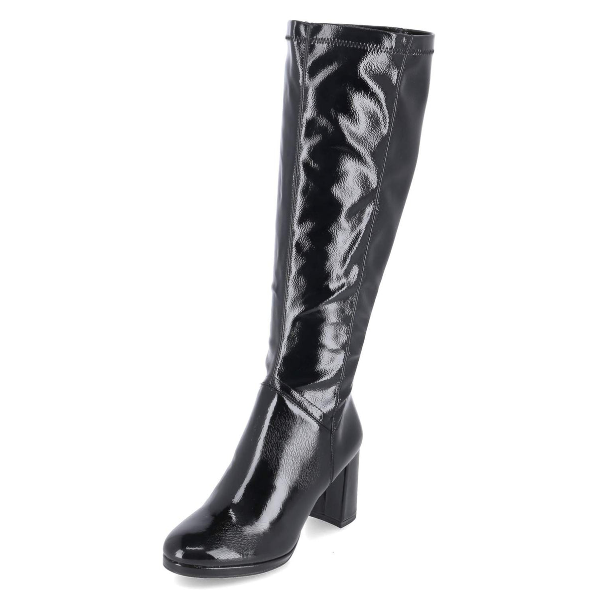 Lackstiefel Schwarz