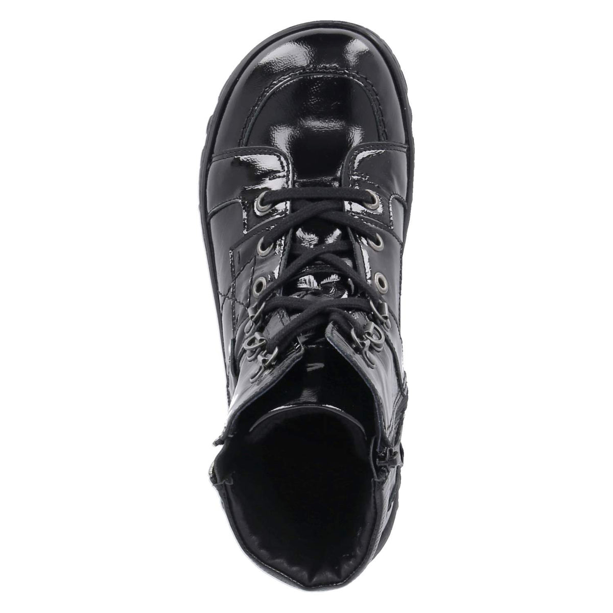 Schnürboots Schwarz