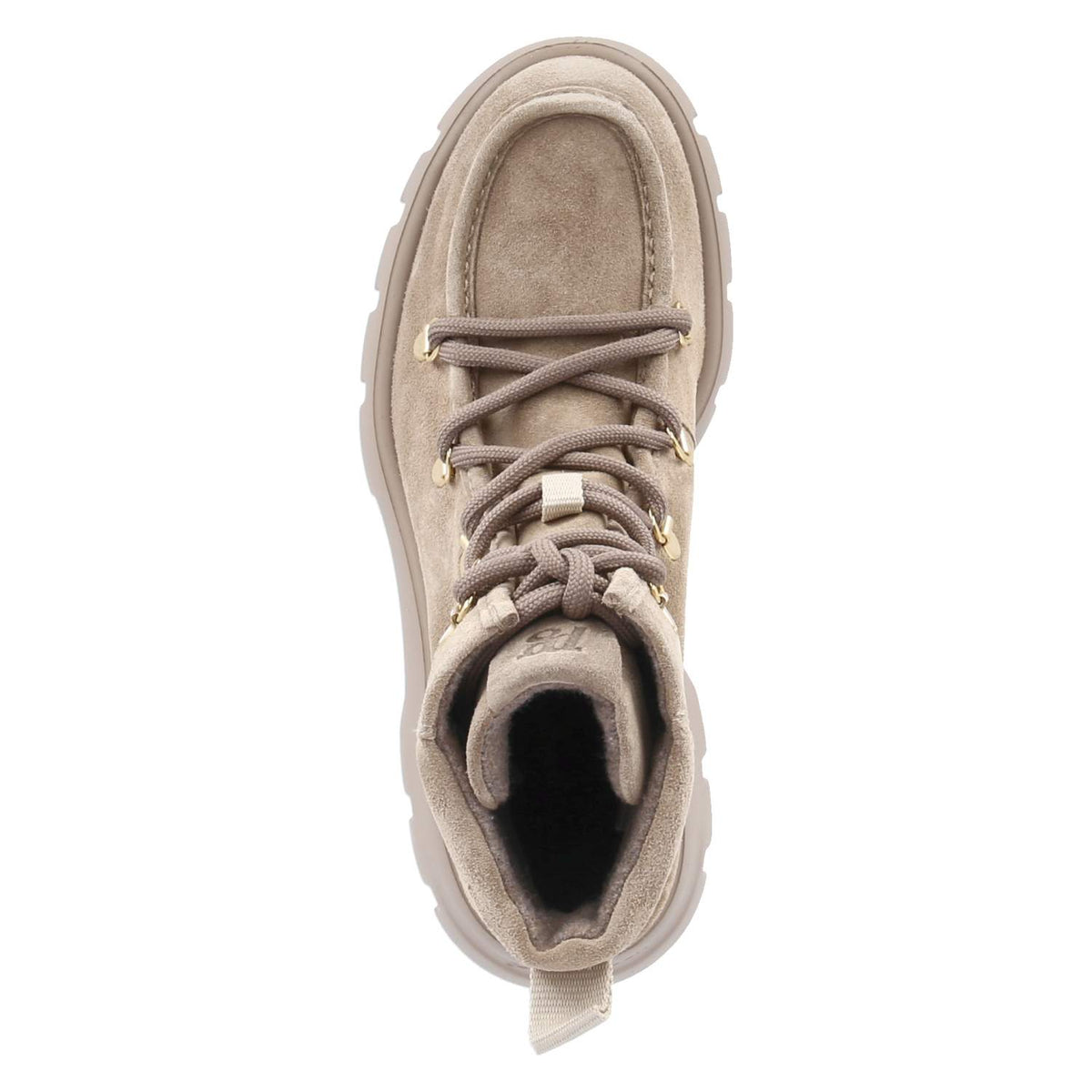 Schnürboots Beige