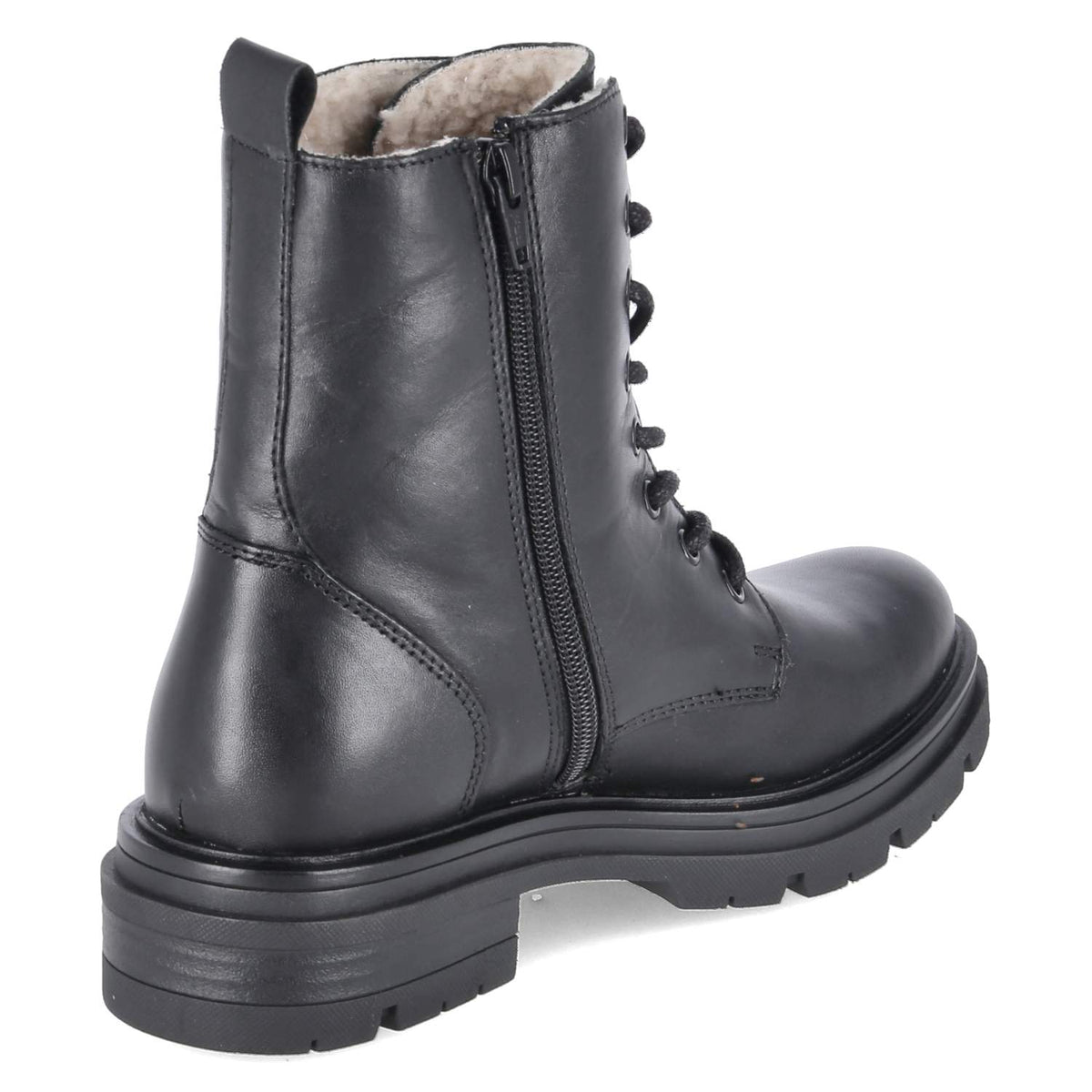 Schnürboots Schwarz
