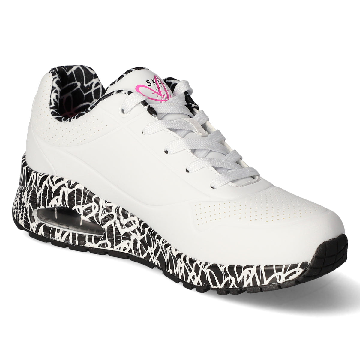 Low Sneaker UNO LOVING LOVE Weiß