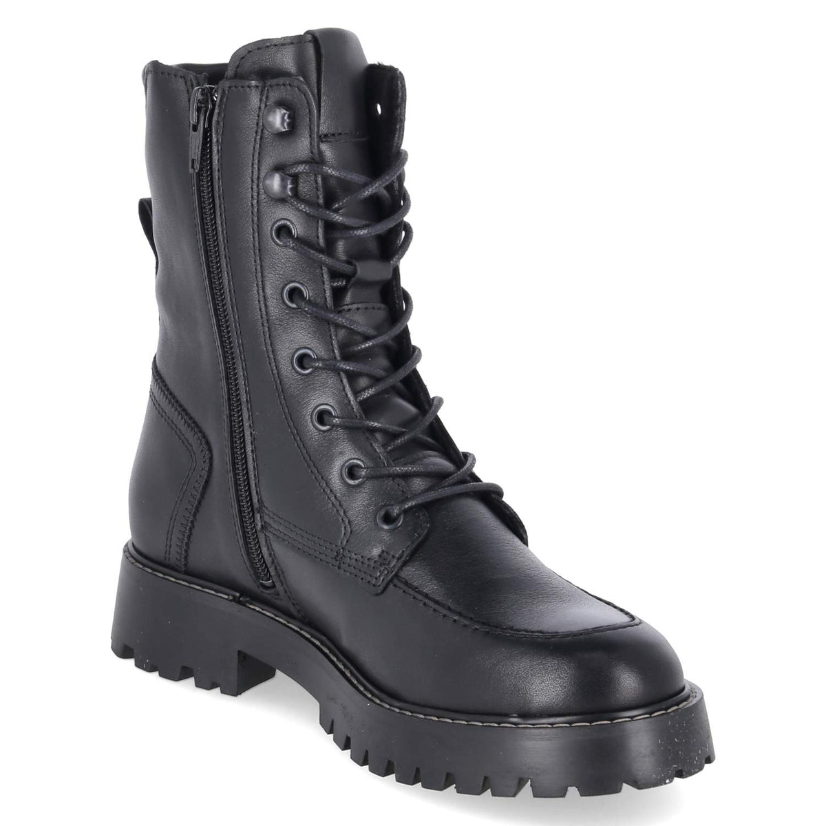 Schnürboots Schwarz