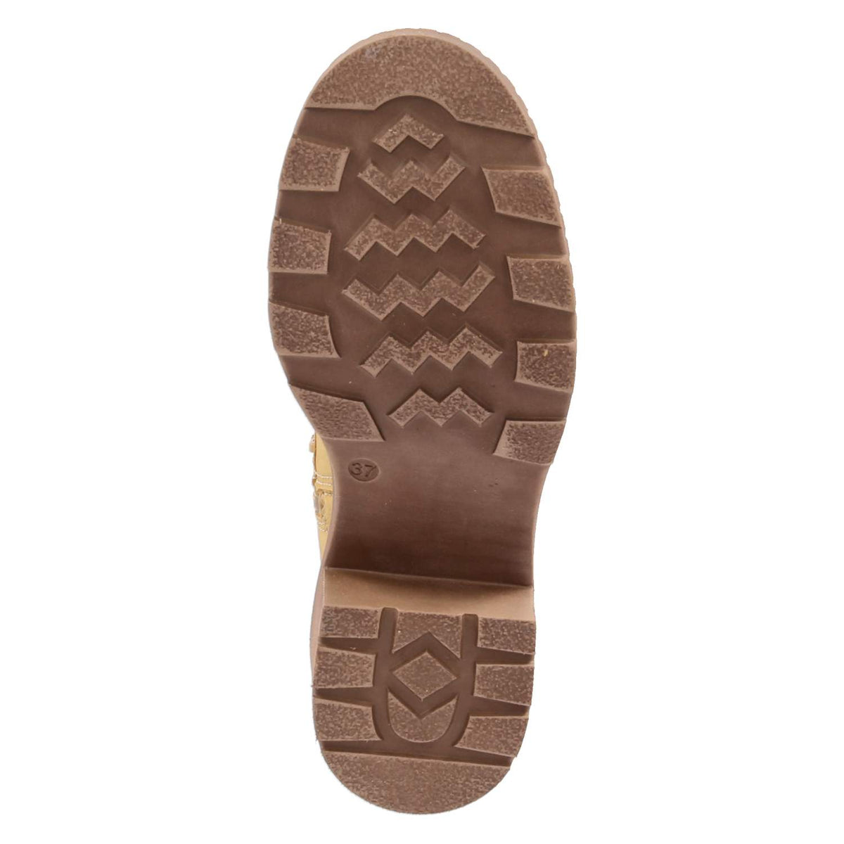 Schnürstiefeletten Gelb