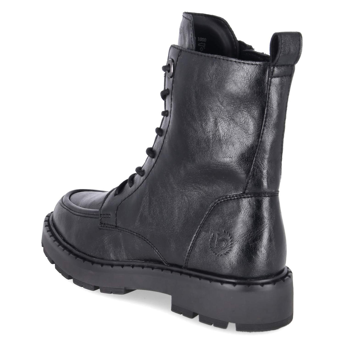 Schnürstiefeletten Schwarz