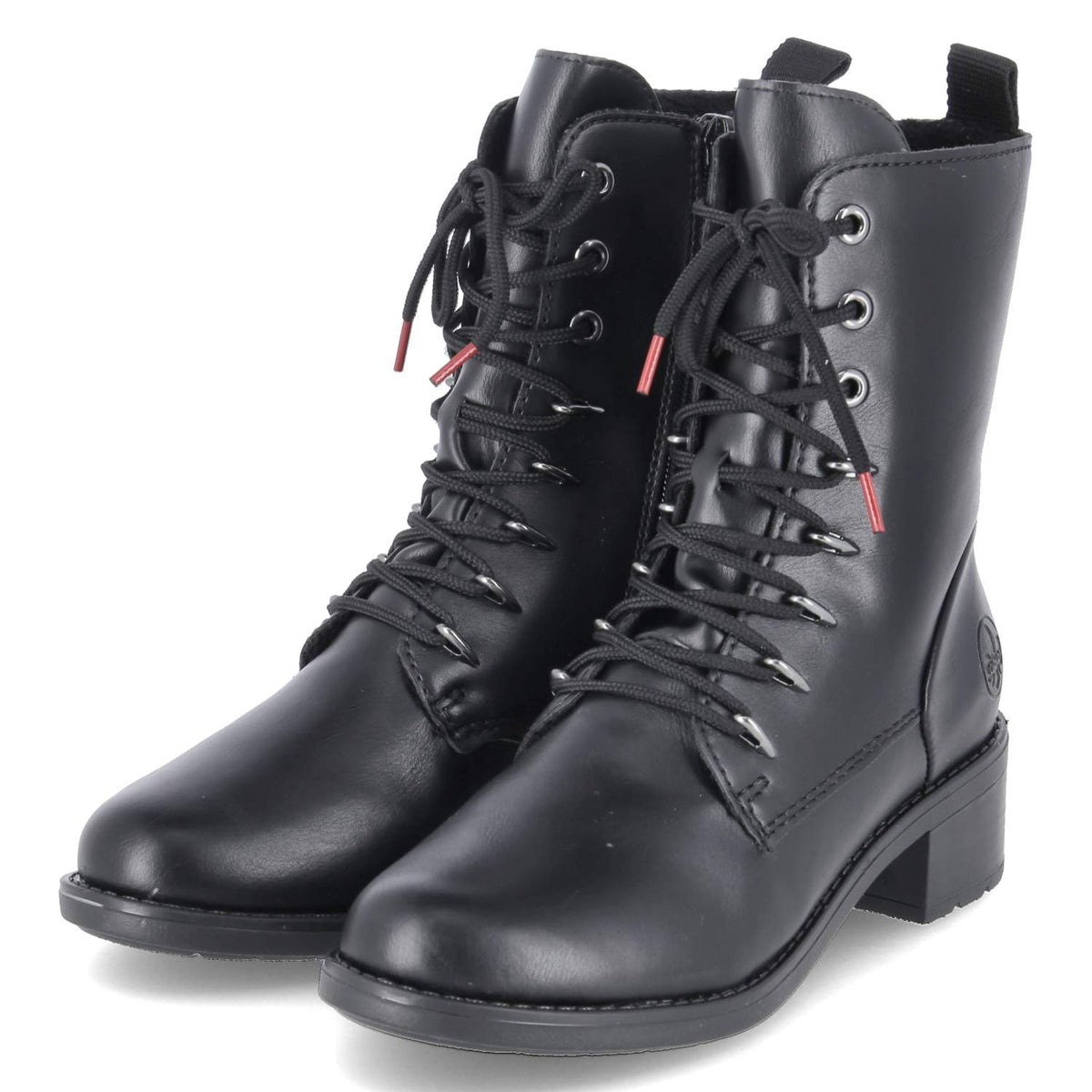 Schnürstiefeletten Schwarz