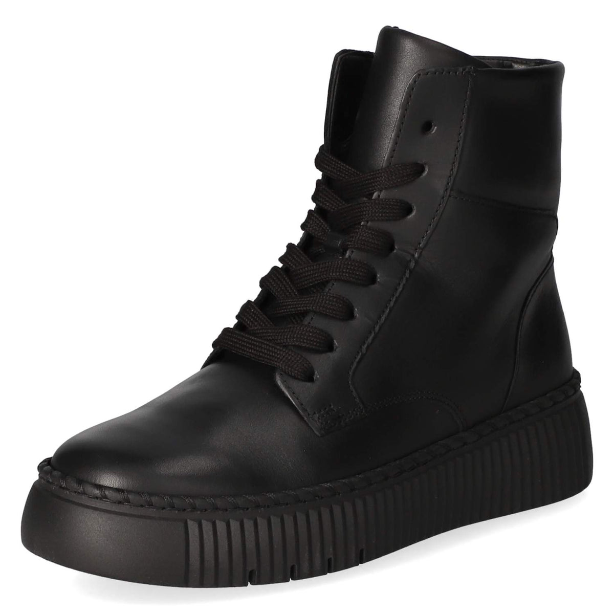 Schnürstiefeletten Schwarz