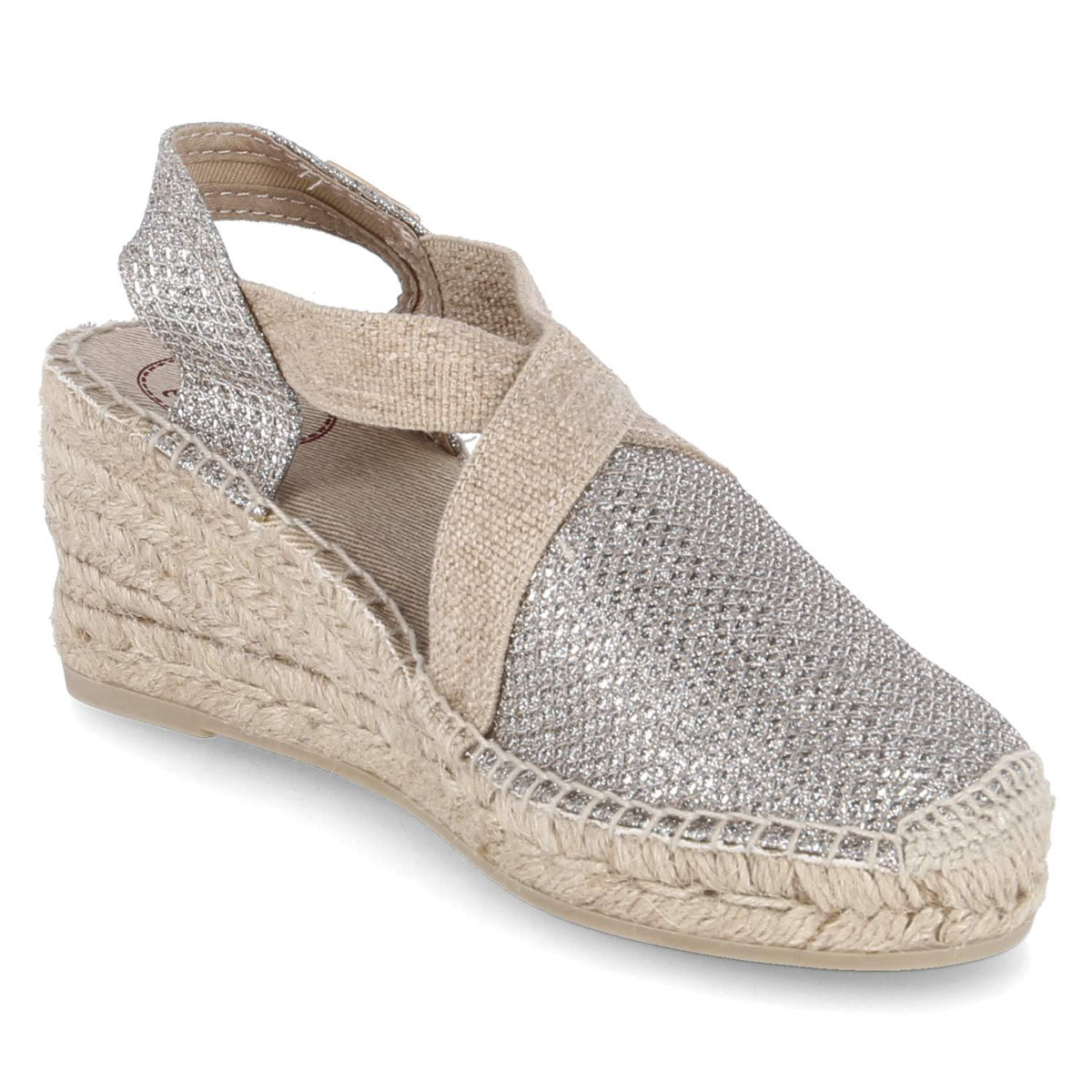 Espadrille-Sandaletten TRITON Silber