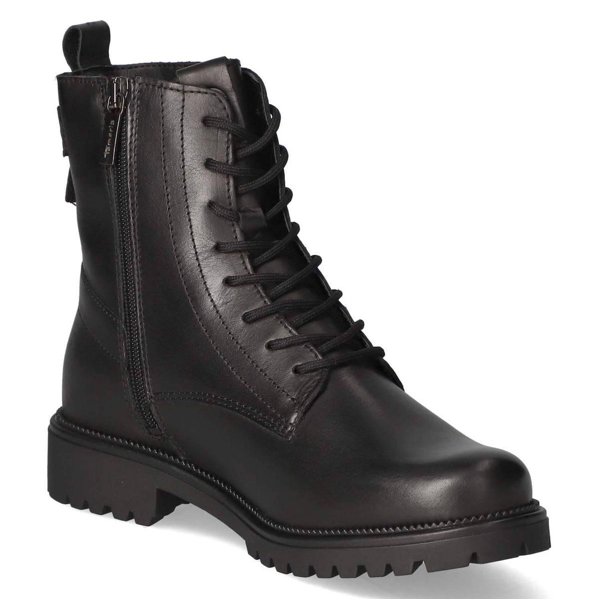 Schnürstiefeletten Schwarz