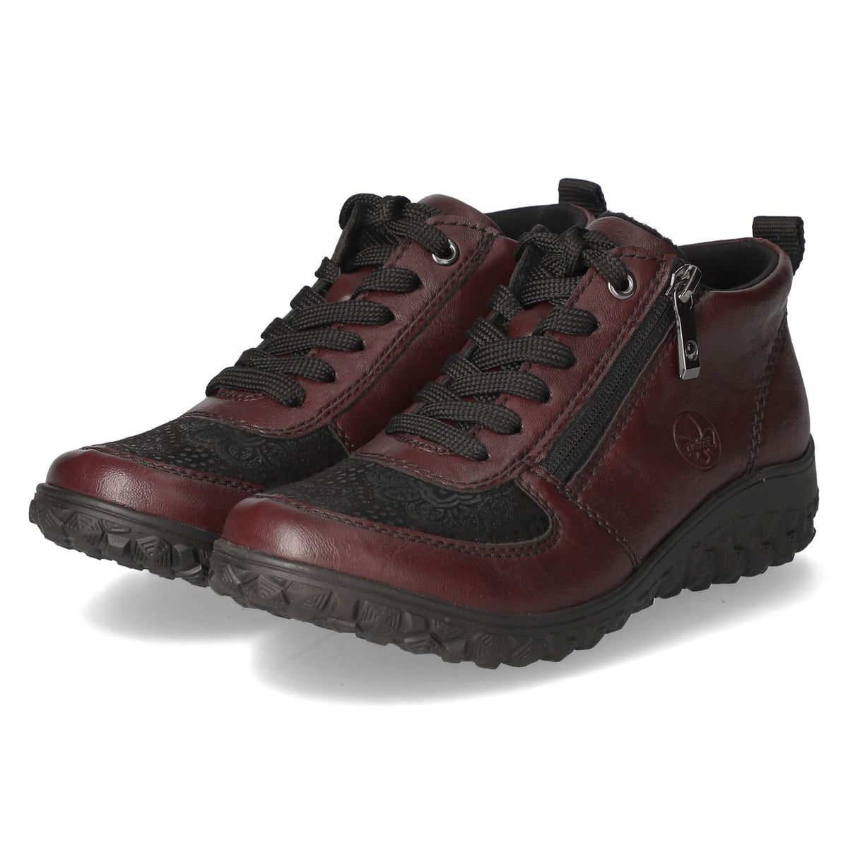 Schnürschuhe Rot