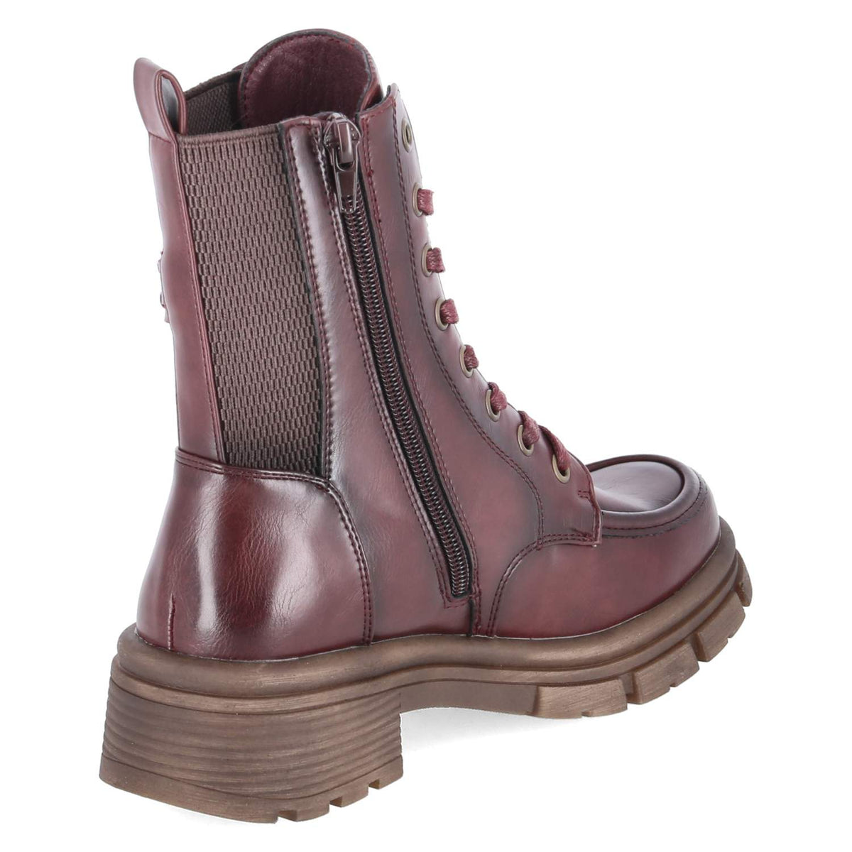 Schnürstiefeletten Schwarz