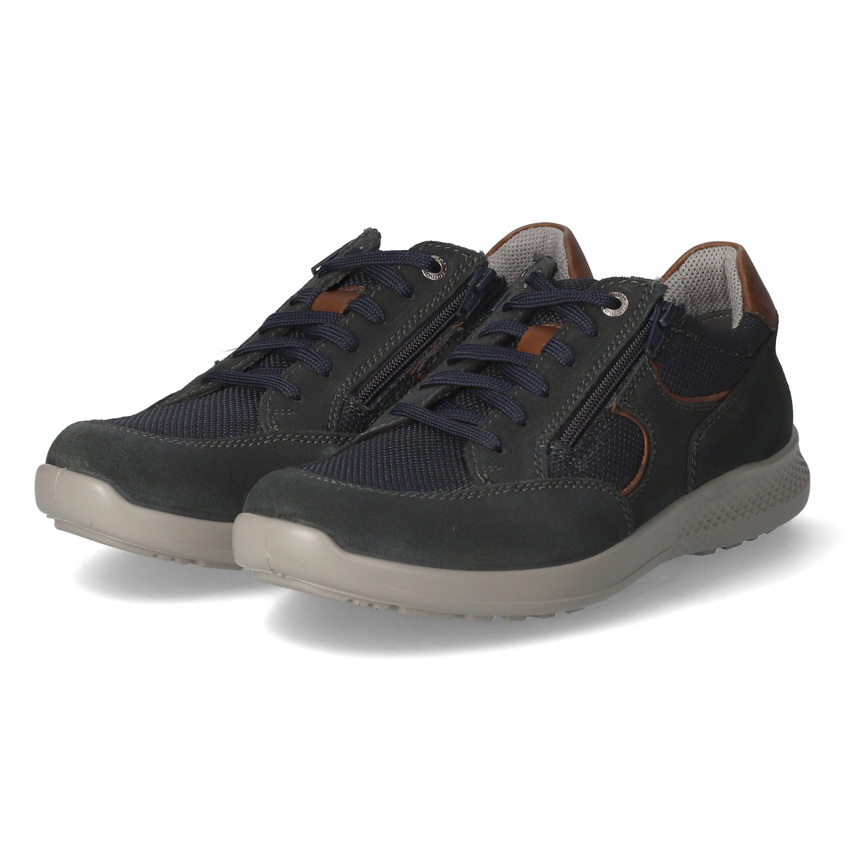 Halbschuhe Blau