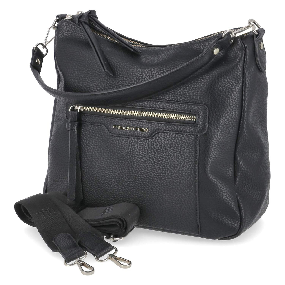 Schultertasche Schwarz