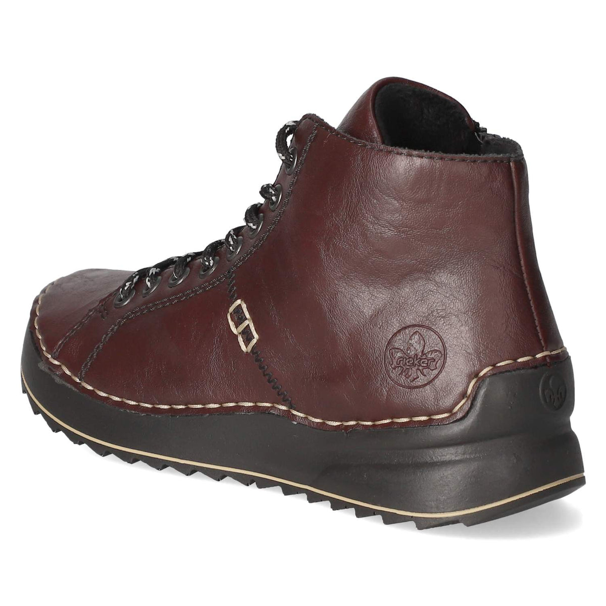 Schnürstiefeletten Rot