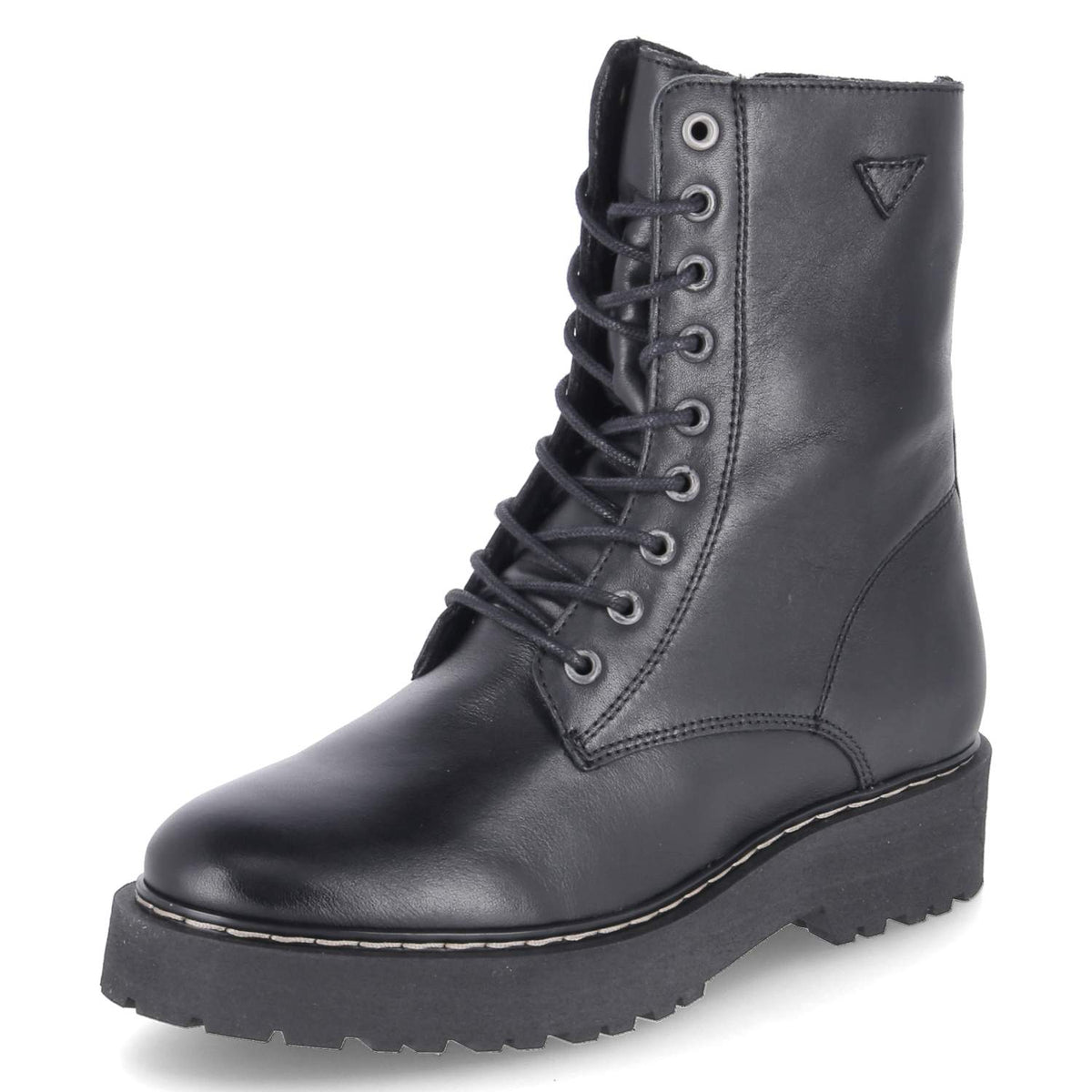 Schnürboots Schwarz
