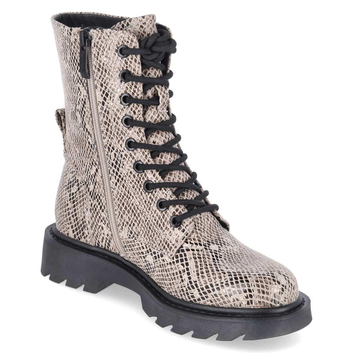 Schnürboots Beige