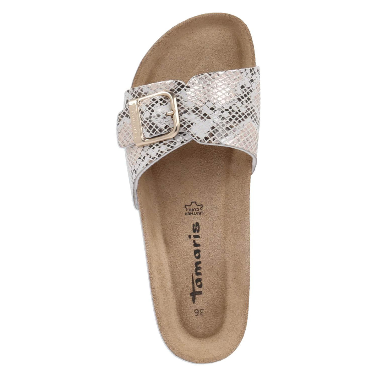 Pantoletten Beige