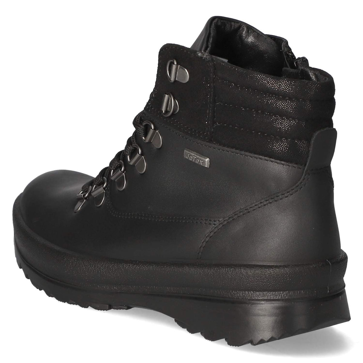 Schnürstiefeletten Schwarz