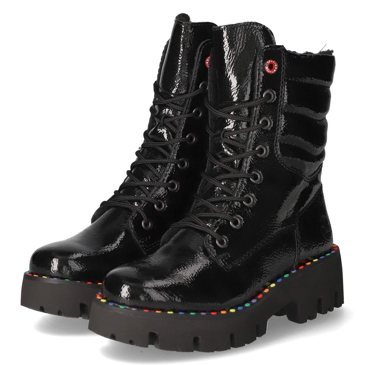 Schnürstiefeletten  Schwarz