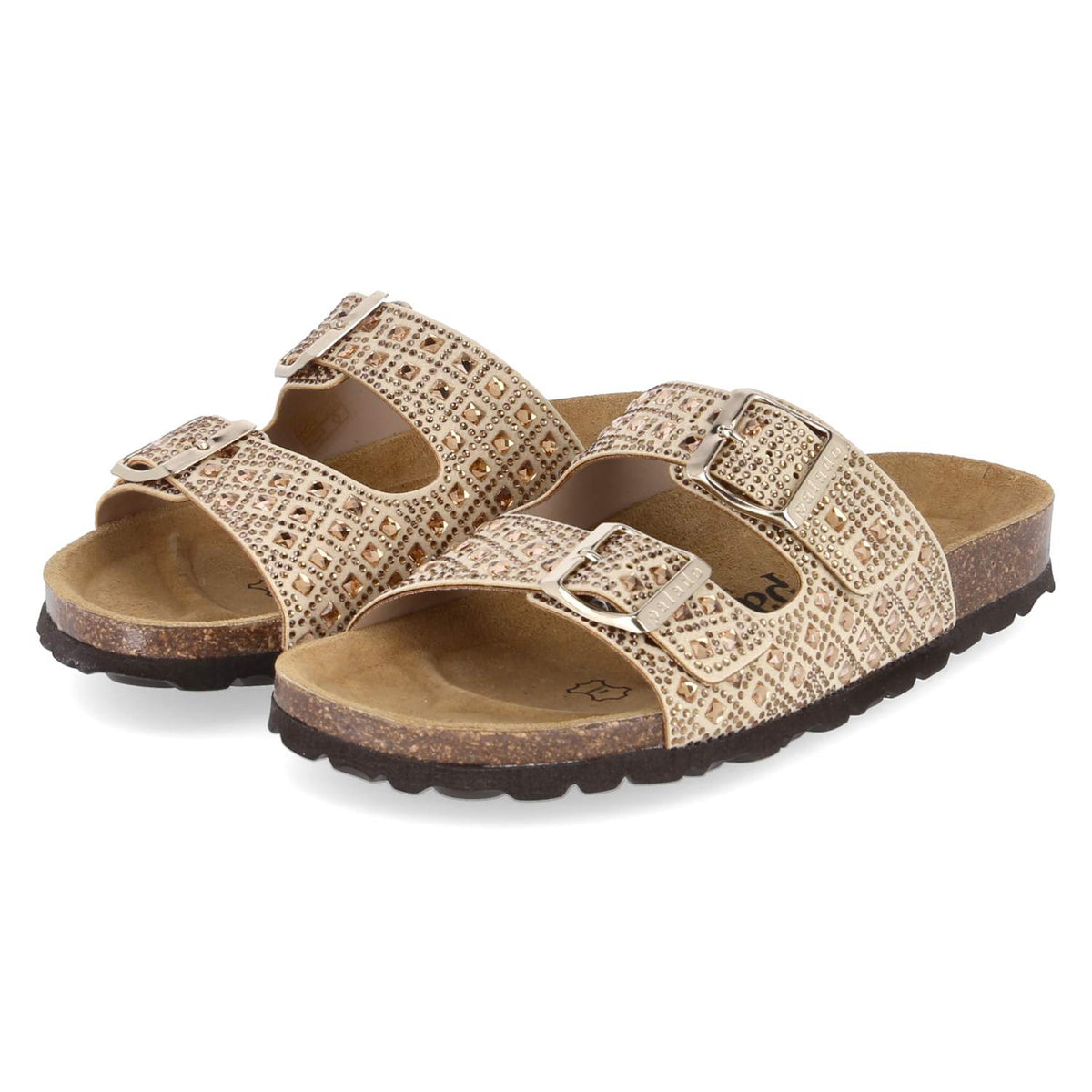 Pantoletten VARIS SPARK Beige