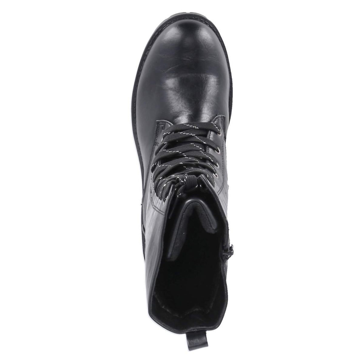 Schnürstiefeletten  Schwarz