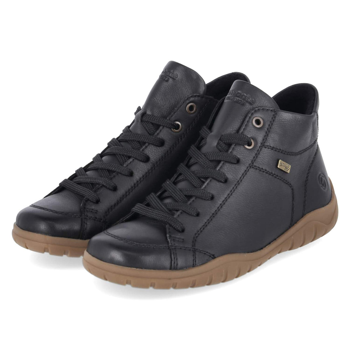Schnürstiefeletten  Schwarz