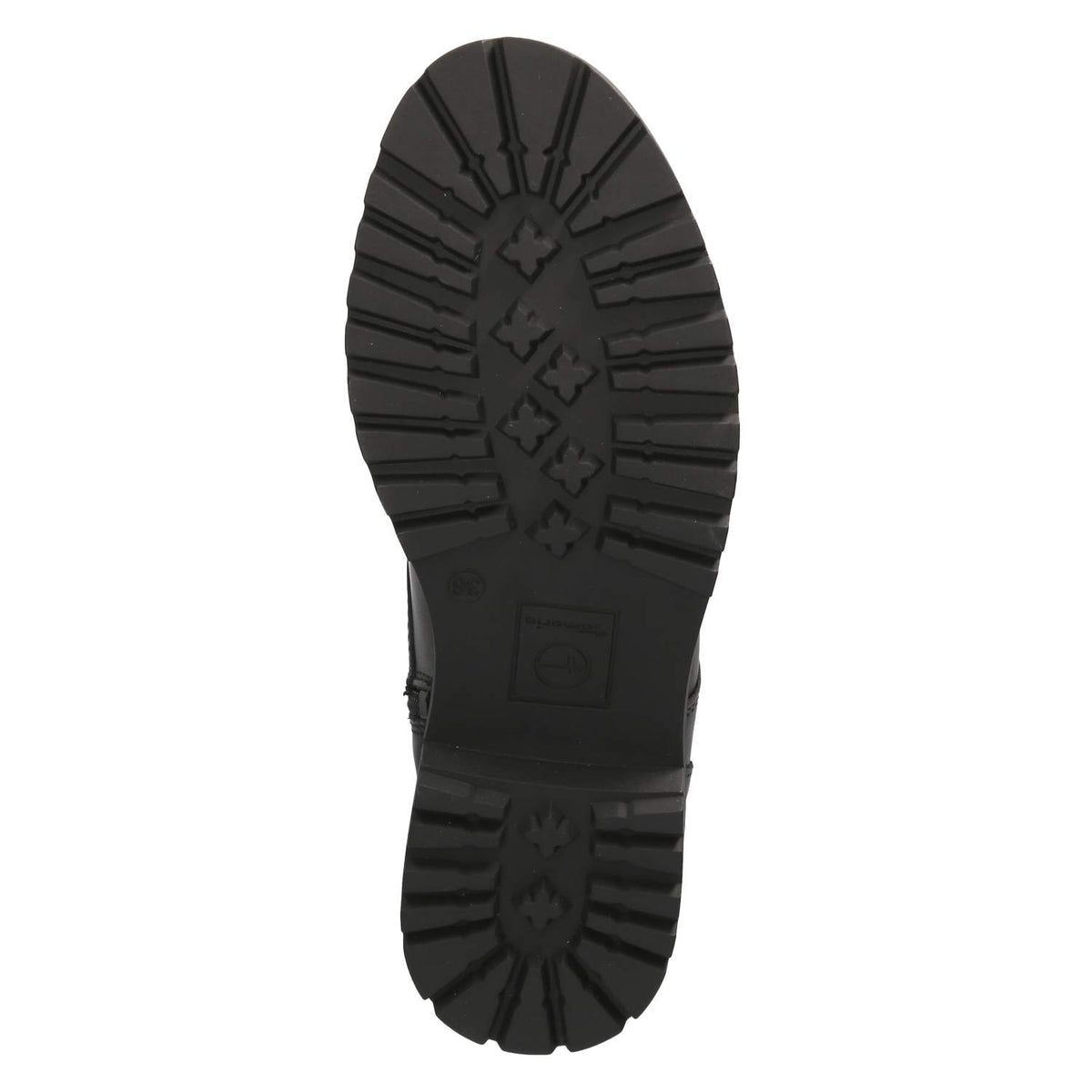 Schnürstiefeletten  Schwarz