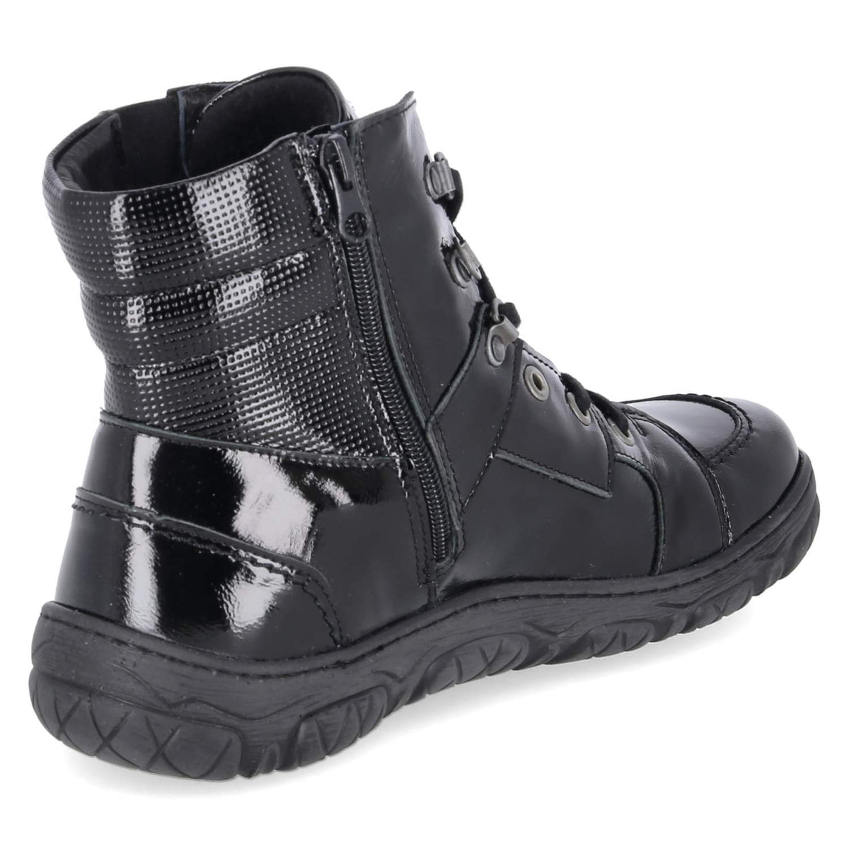 Schnürboots  Schwarz