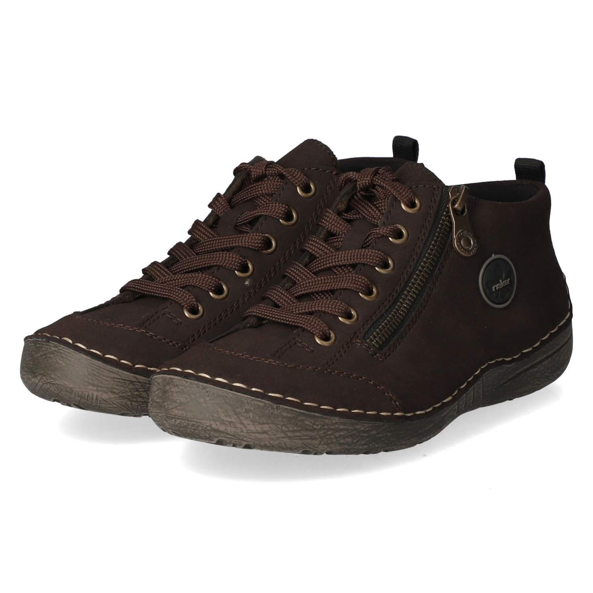 Schnürschuhe  Braun