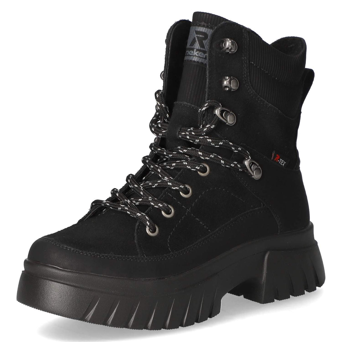 Schnürboots  Schwarz