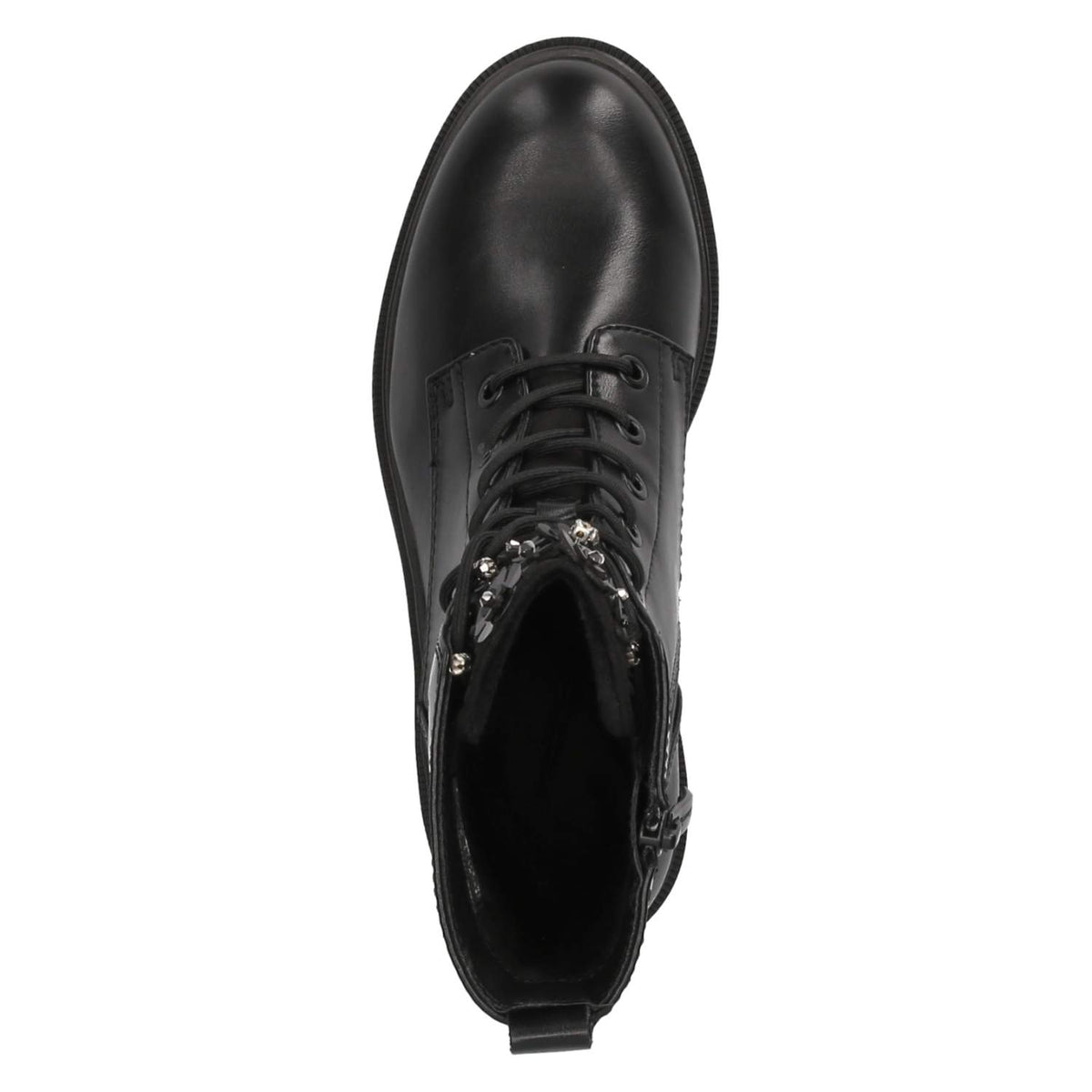 Schnürstiefeletten  Schwarz