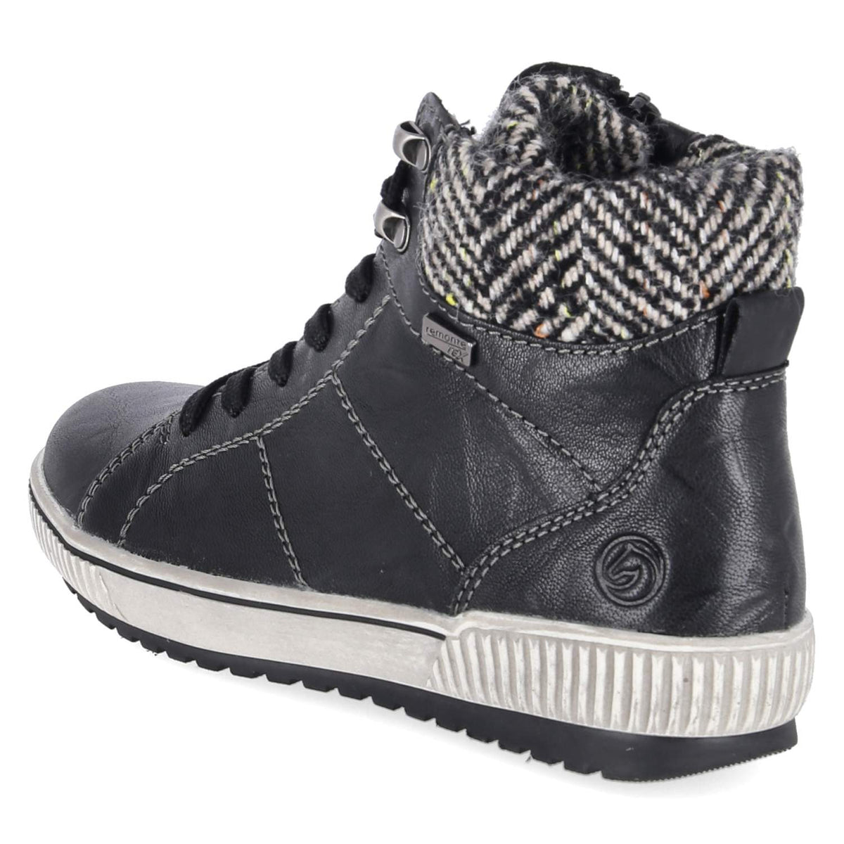 Schnürstiefeletten  Schwarz