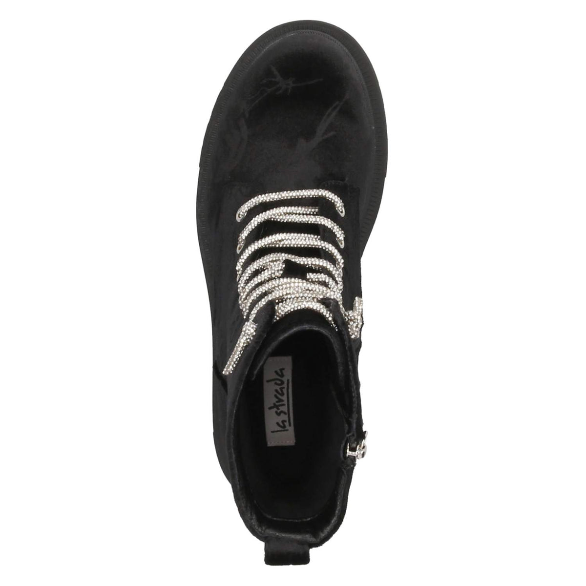 Schnürstiefeletten  Schwarz
