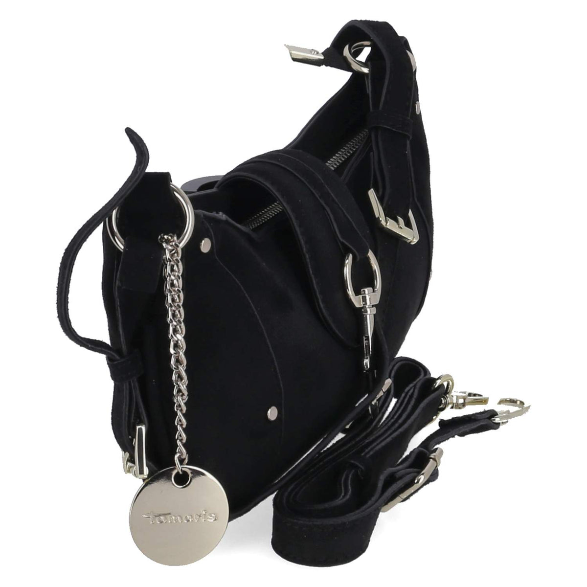 Schultertasche MARINA SUEDE  Schwarz
