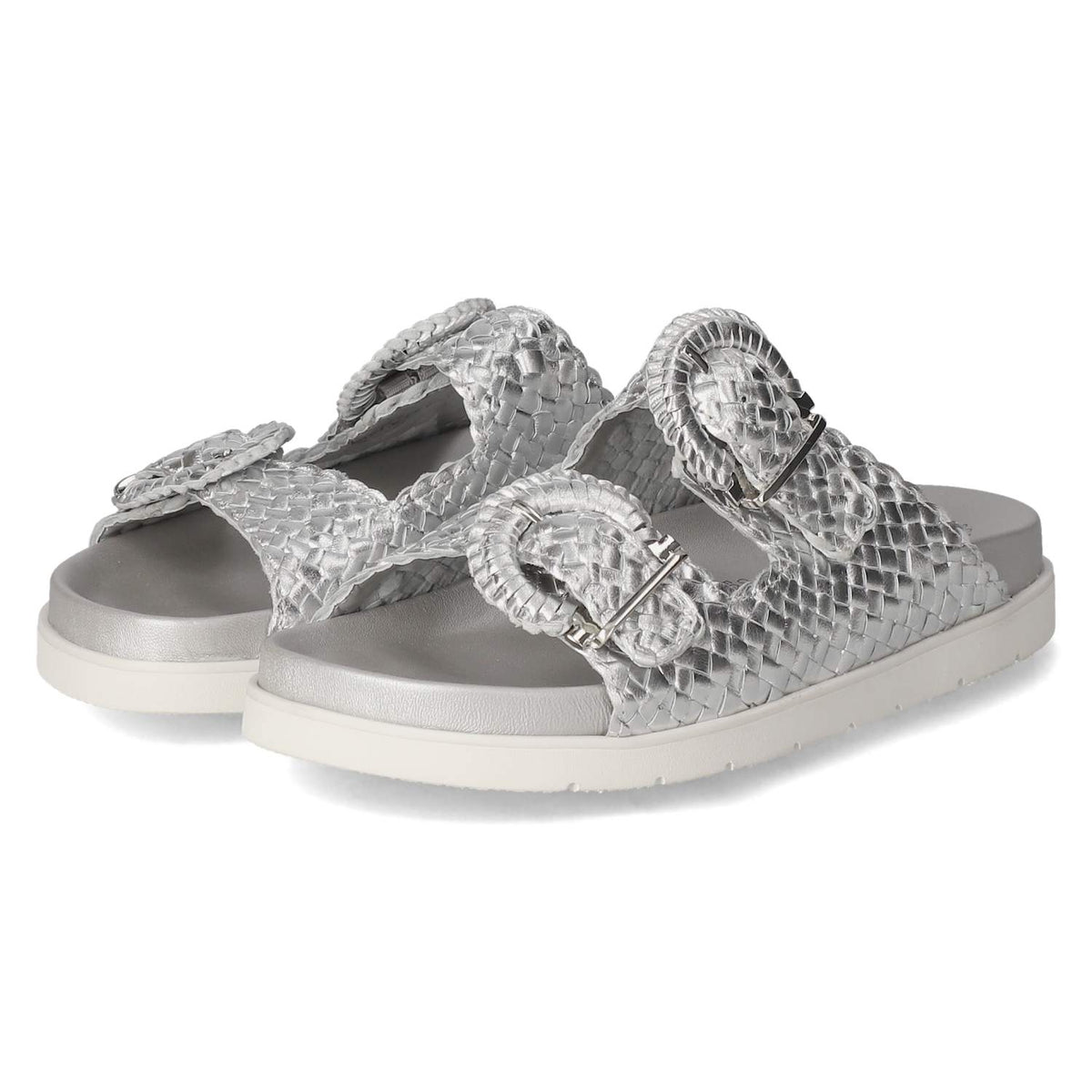 Pantoletten JAMESCHA 701  Silber