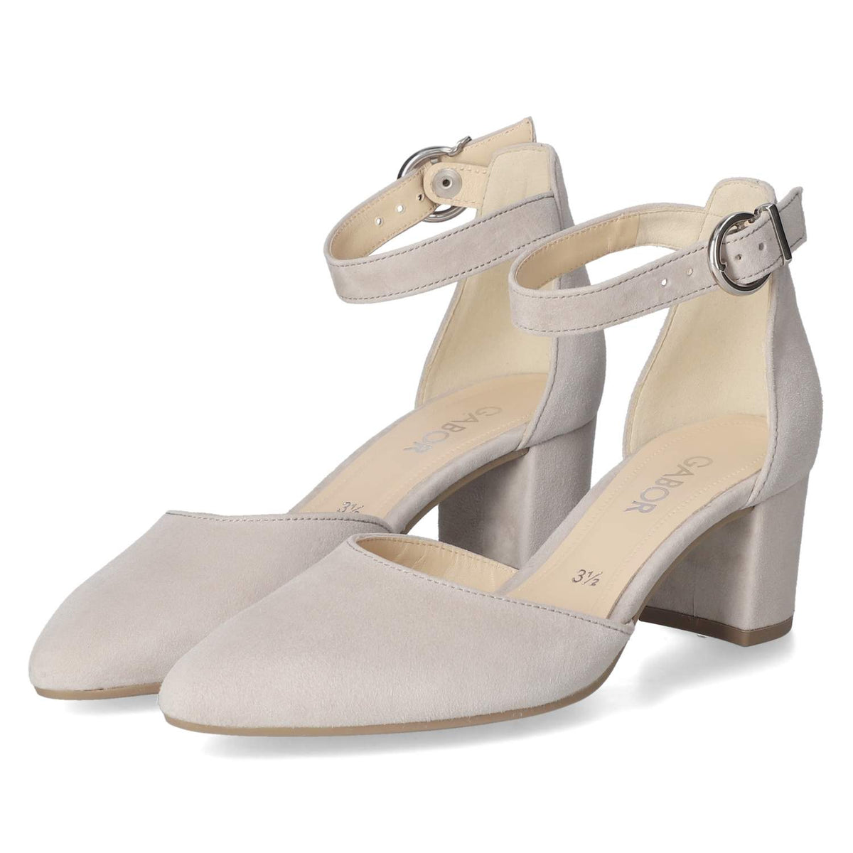 Riemchenpumps  Beige
